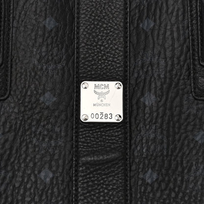 MCM Visetos Large Liz Reversible Shopper Tote Black 10 of 16