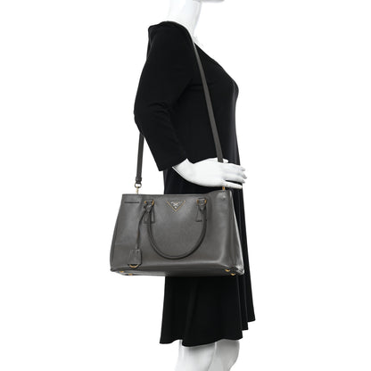 Prada Saffiano Medium Galleria Double Zip Tote Argilla 2 of 26