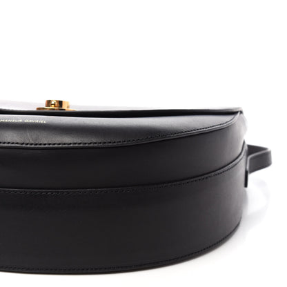 Mansur Gavriel Calfskin Saddle Crossbody Bag Black 7 of 10