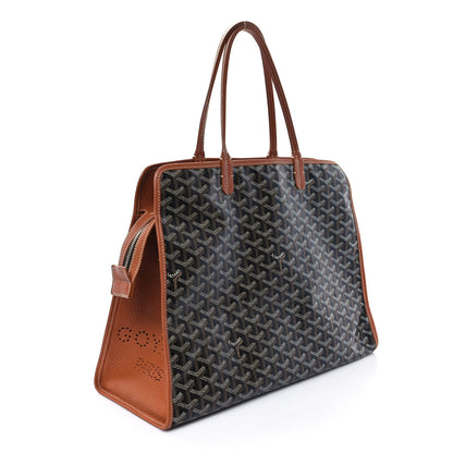 Goyard Goyardine Sac Hardy Pet Carrier PM Black Gold 4 of 12