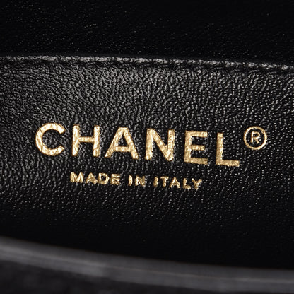 Chanel Crumpled Grained Calfskin Quilted Medium Single Flap Black 8 of 13