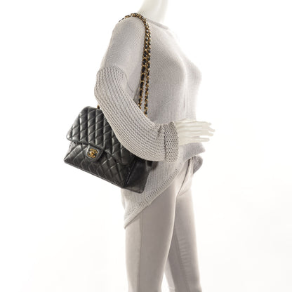 Chanel Caviar Quilted Jumbo Single Flap Black 2 of 9