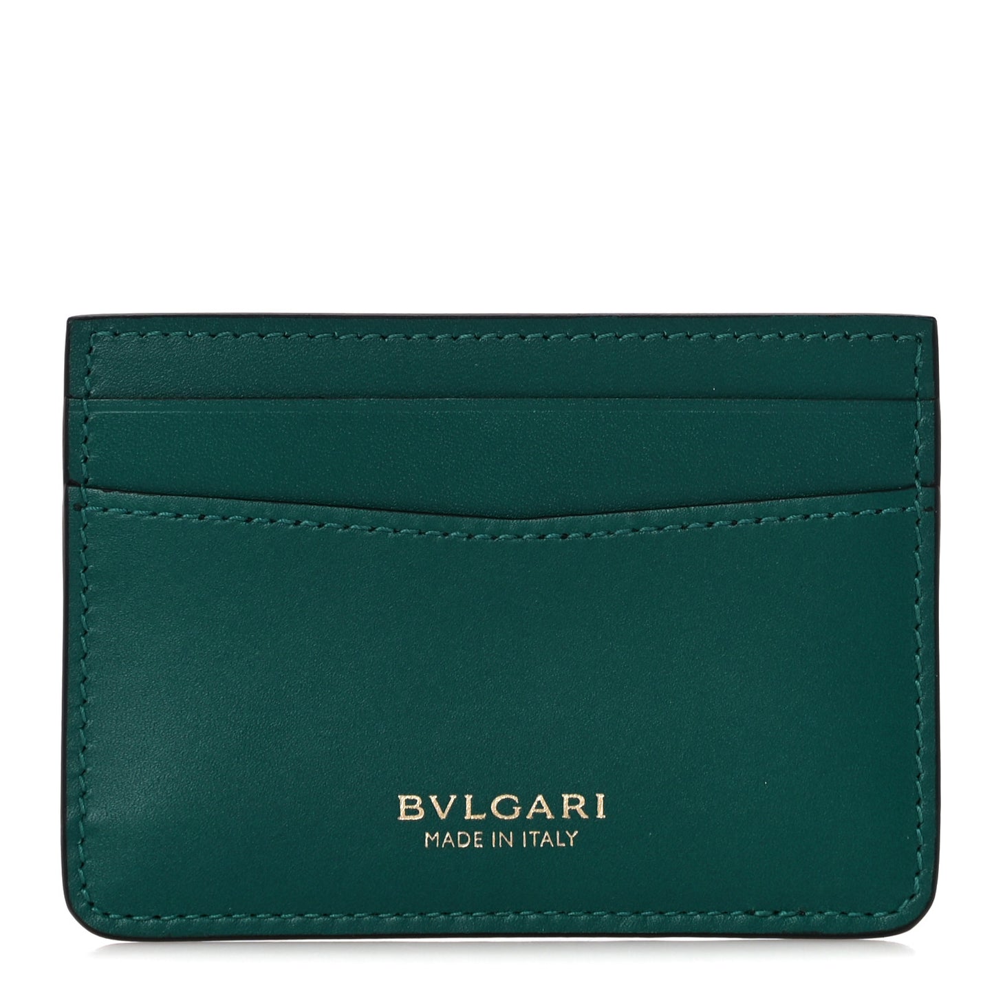 Calfskin Serpenti Forever Purse Card Holder Black