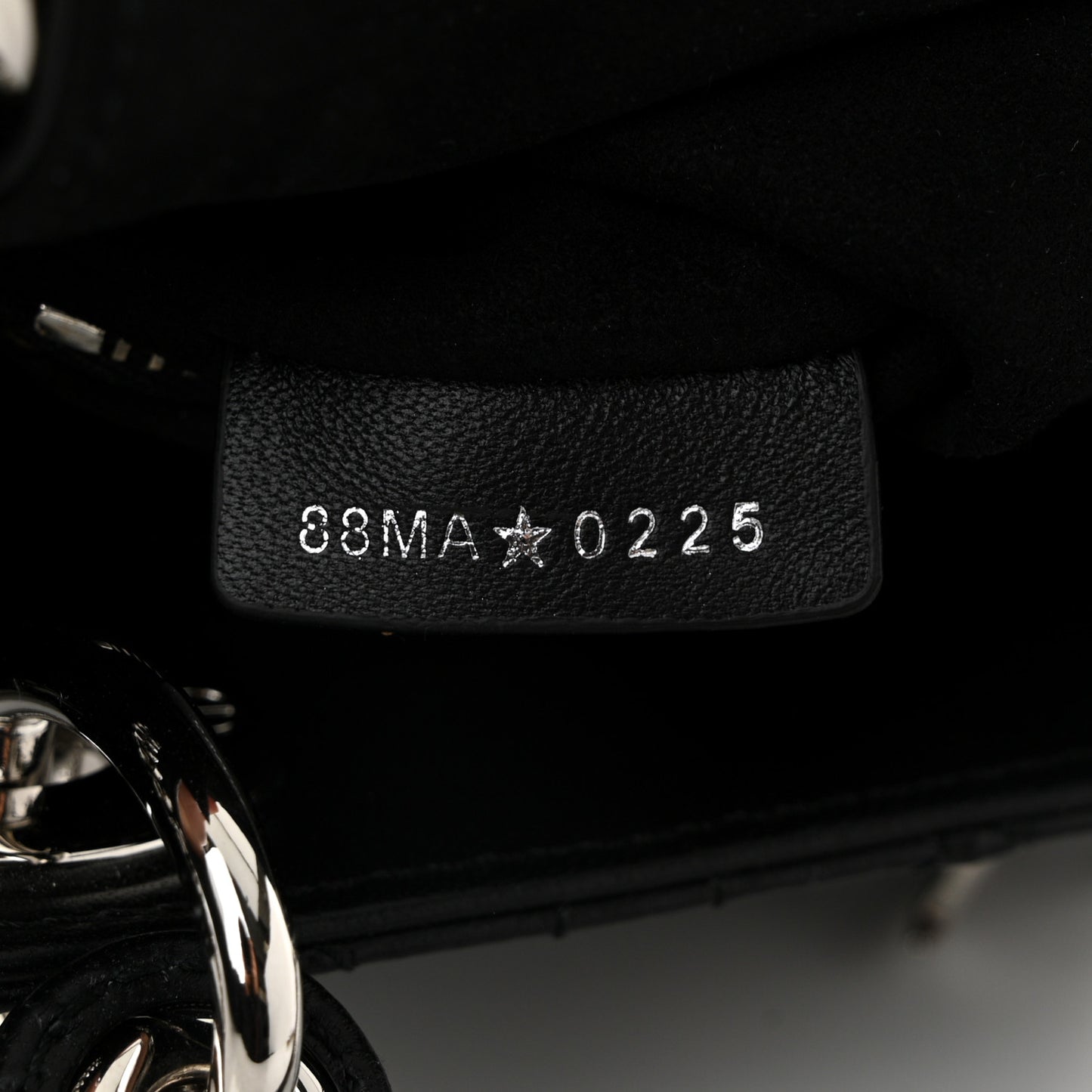 Lambskin Cannage Mini Lady Dior Black