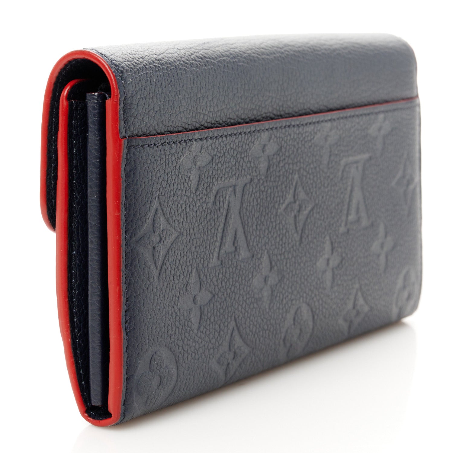 Louis Vuitton Empreinte Sarah Wallet NM Marine Rouge 3 of 8