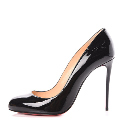 Christian Louboutin Patent Dorissima 100 Pumps 39 Black 1 of 9