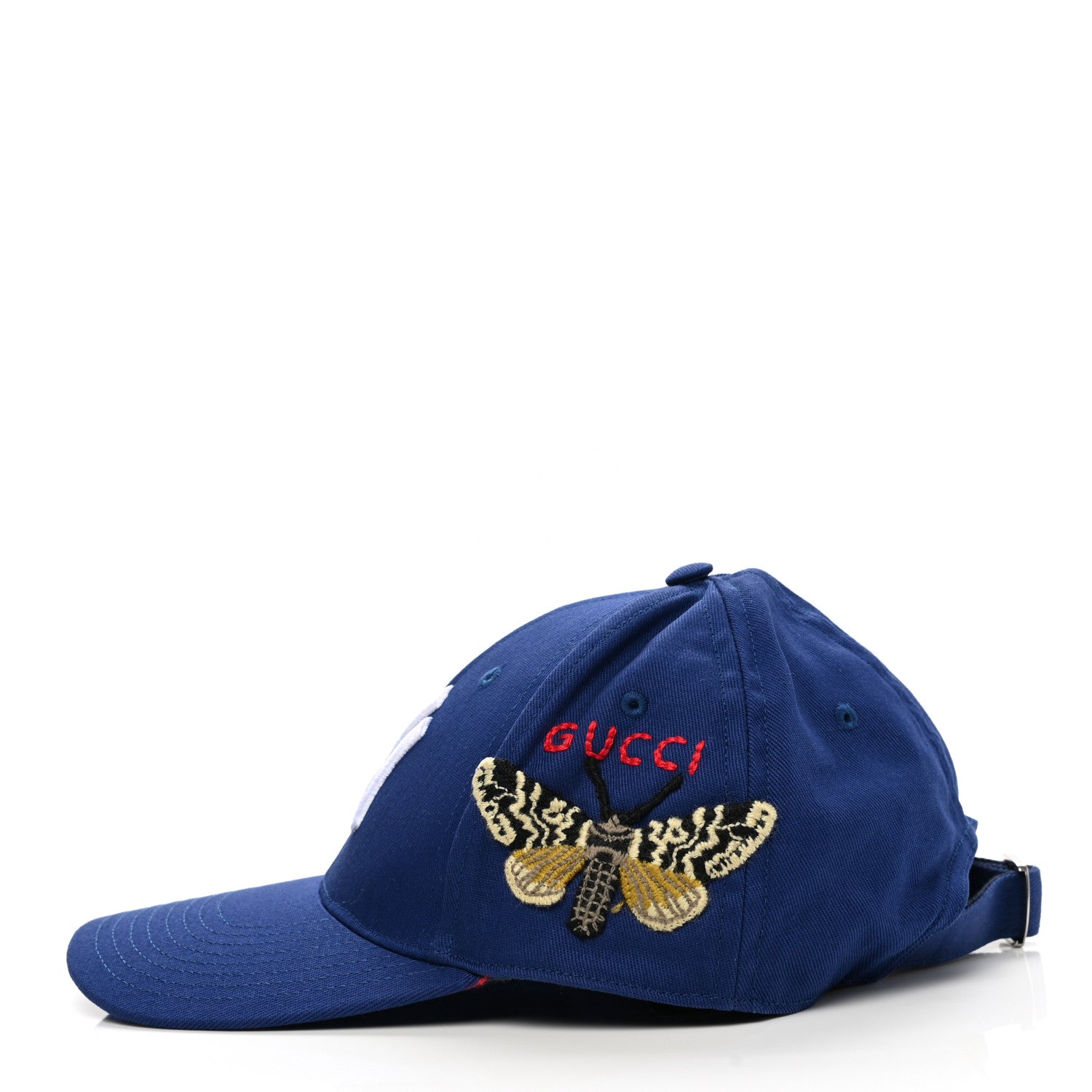 Gucci X MLB Cotton NY Yankees Baseball Hat 57-61 Blue 4 of 10