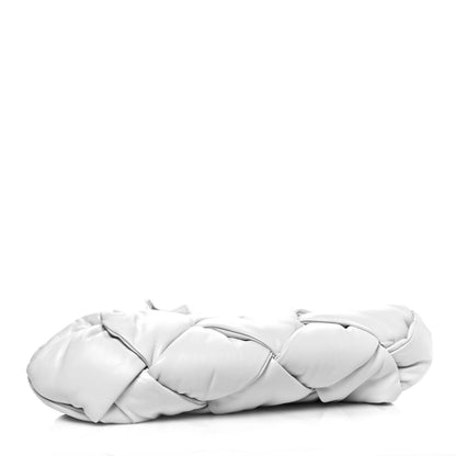 Bottega Veneta Lambskin Padded Lock Tote White 4 of 10