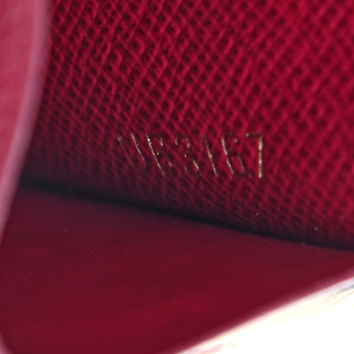 Monogram Zipped Card Holder Fuchsia