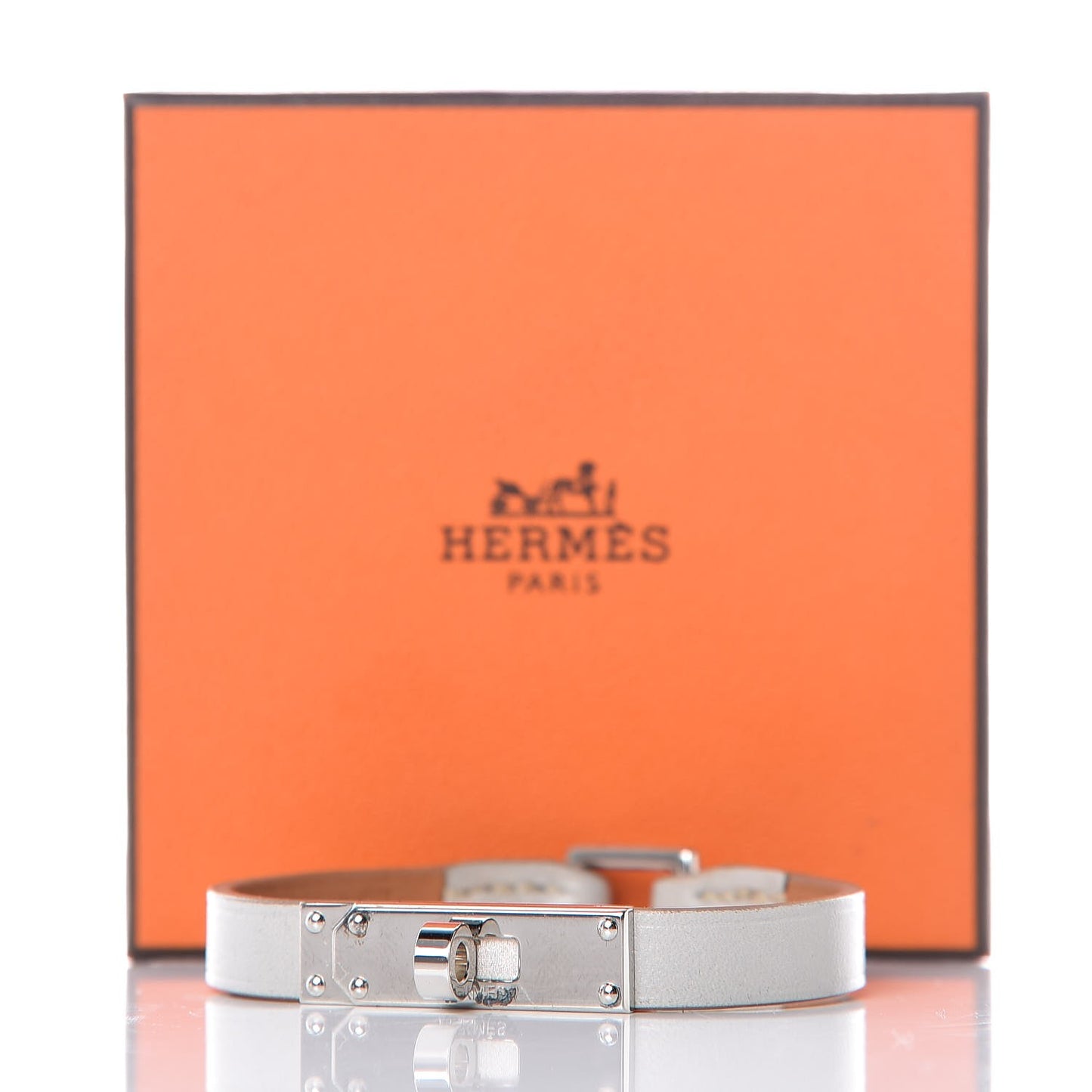Tadelakt Micro Kelly Bracelet XS Gris Perle