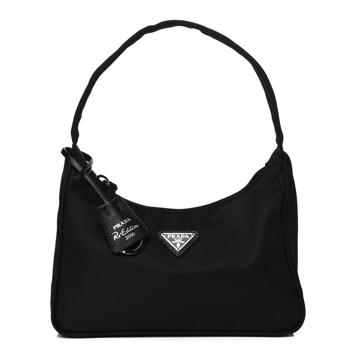 Prada Tessuto Nylon Mini Re-Edition 2000 Bag Black 1 of 13