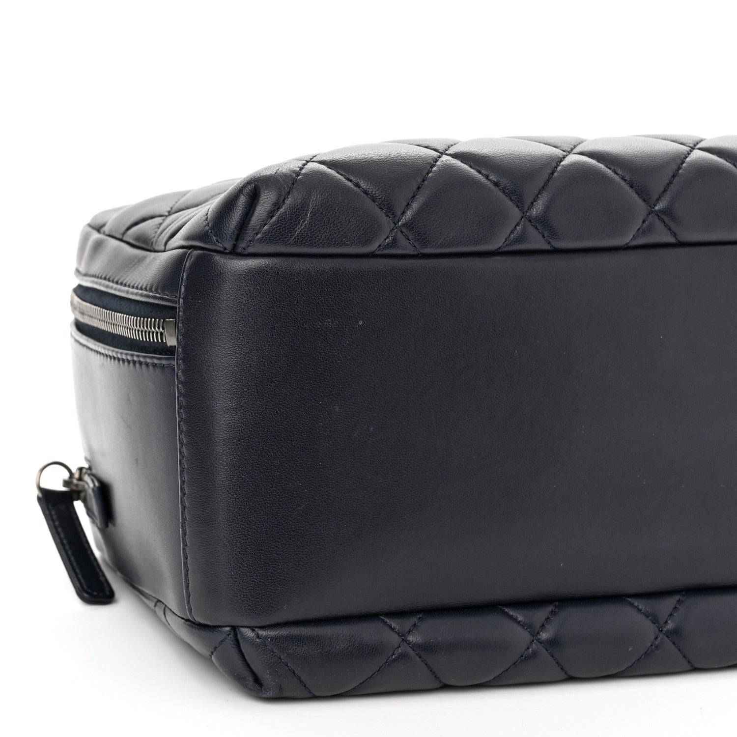Chanel Lambskin Quilted Medium Trendy CC Bowling Bag Navy 10 of 11