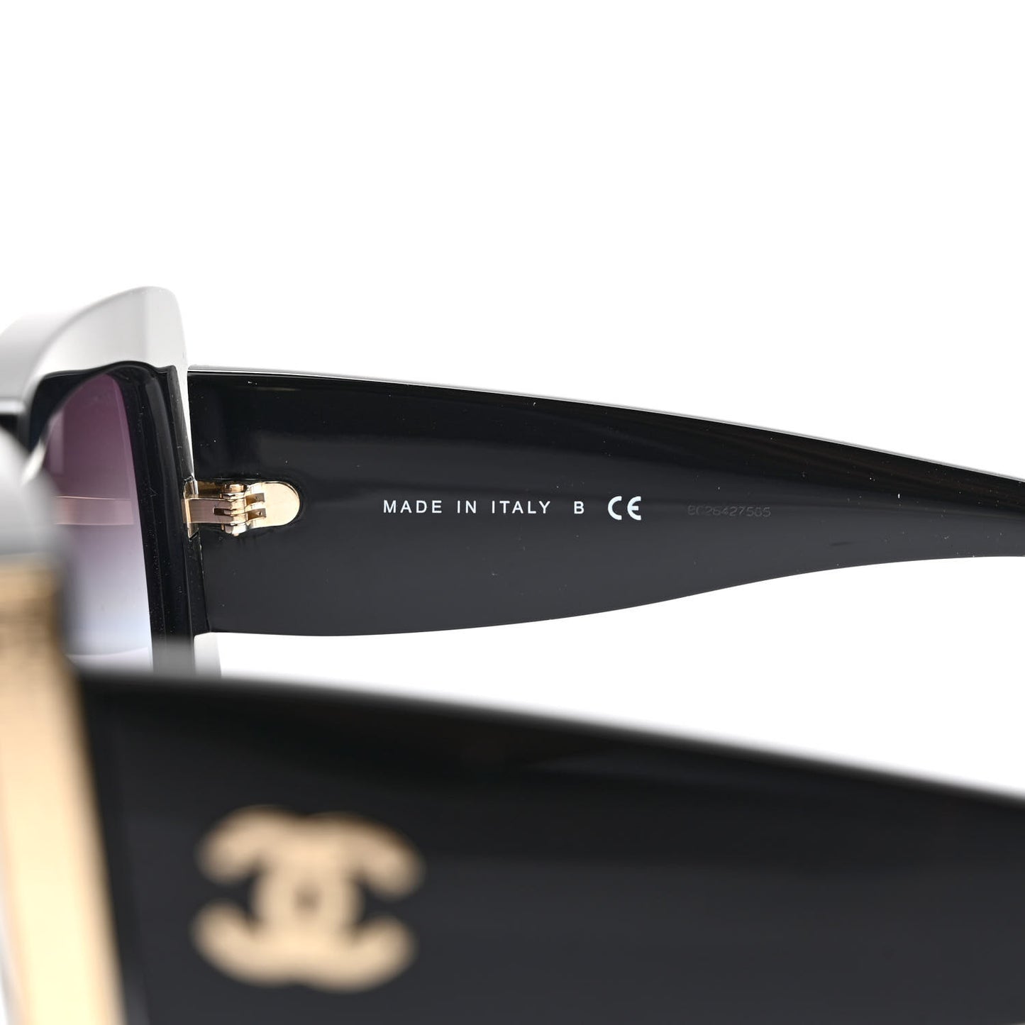 Acetate Rectangle Sunglasses 5435 Black
