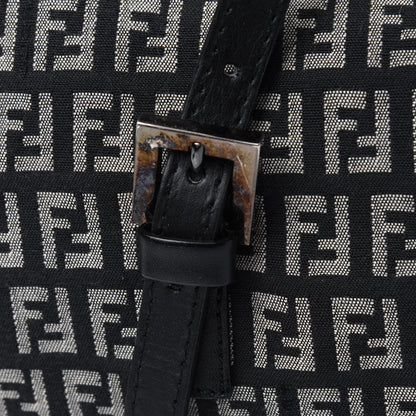 Fendi Zucchino Shoulder Bag Black 22 of 27