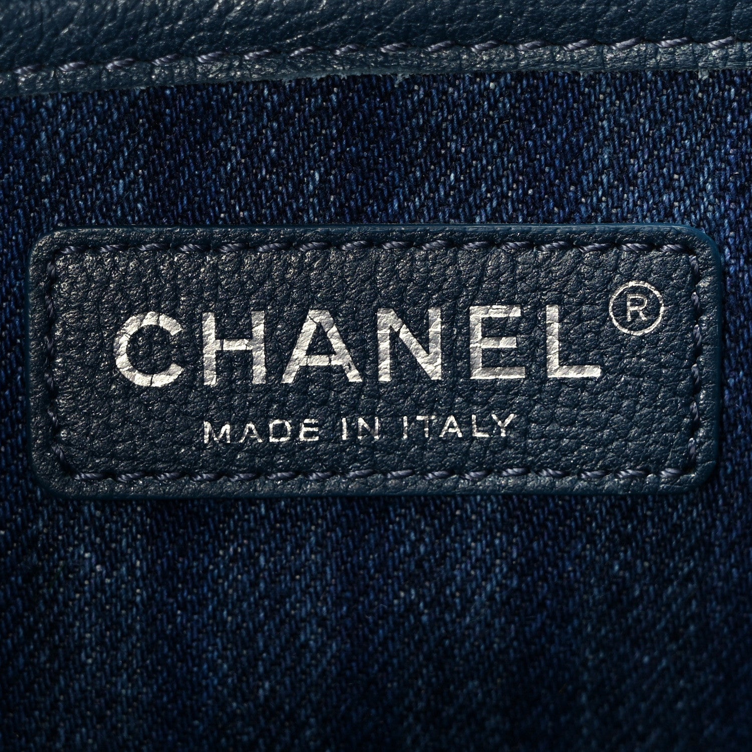 Chanel Denim Quilted Jungle Stroll Hobo Blue 6 of 10