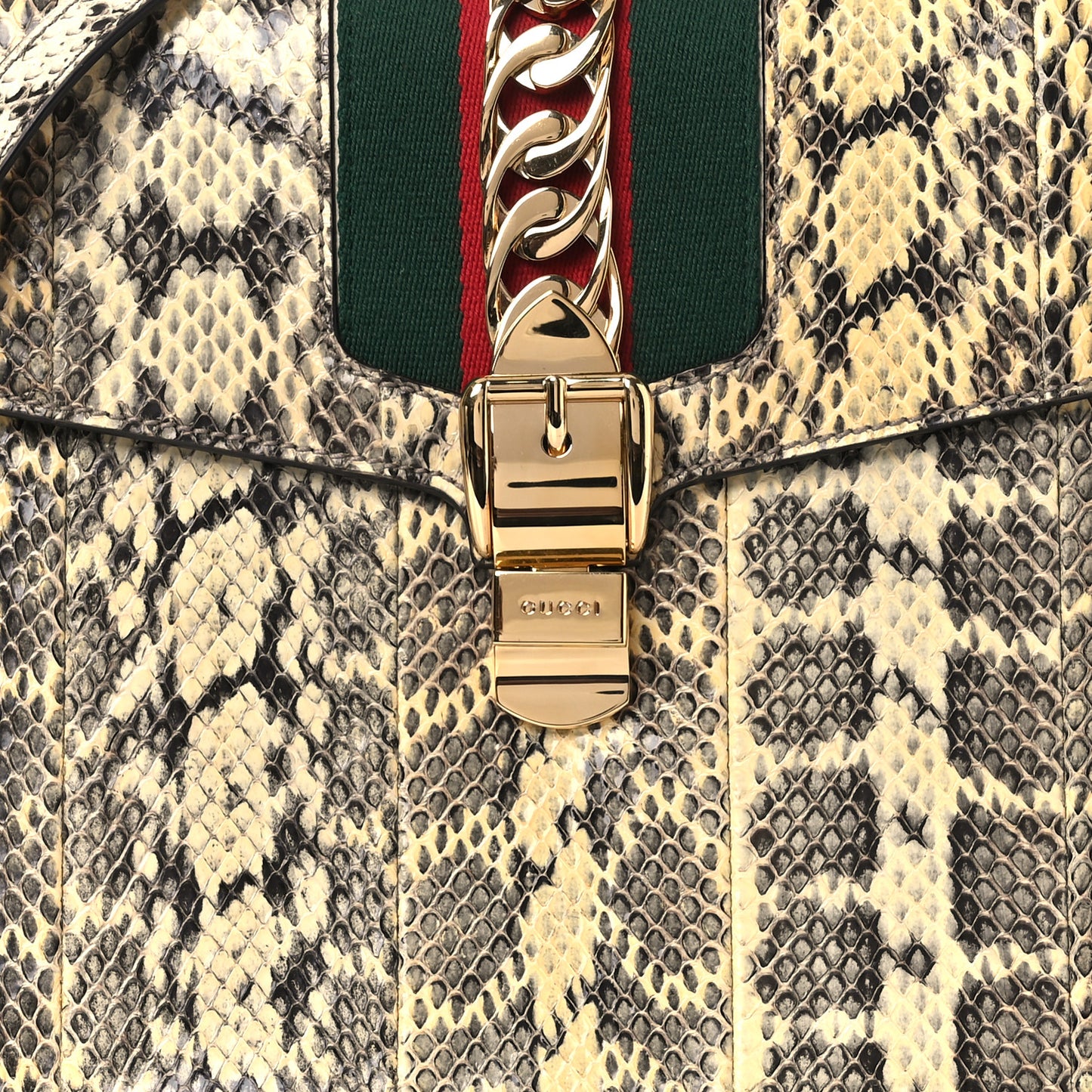 Snakeskin Medium Sylvie Top Handle Roccia