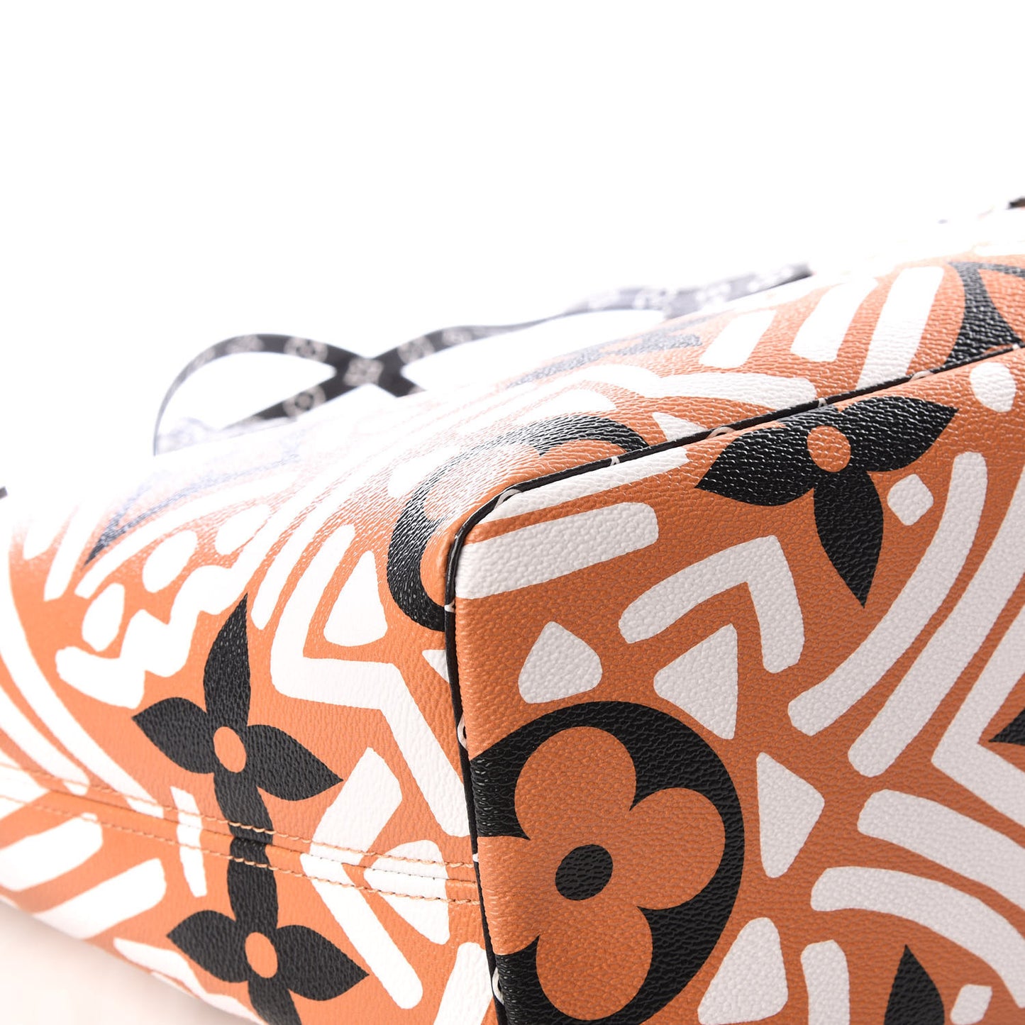 Monogram Giant Crafty Neverfull MM Creme Caramel