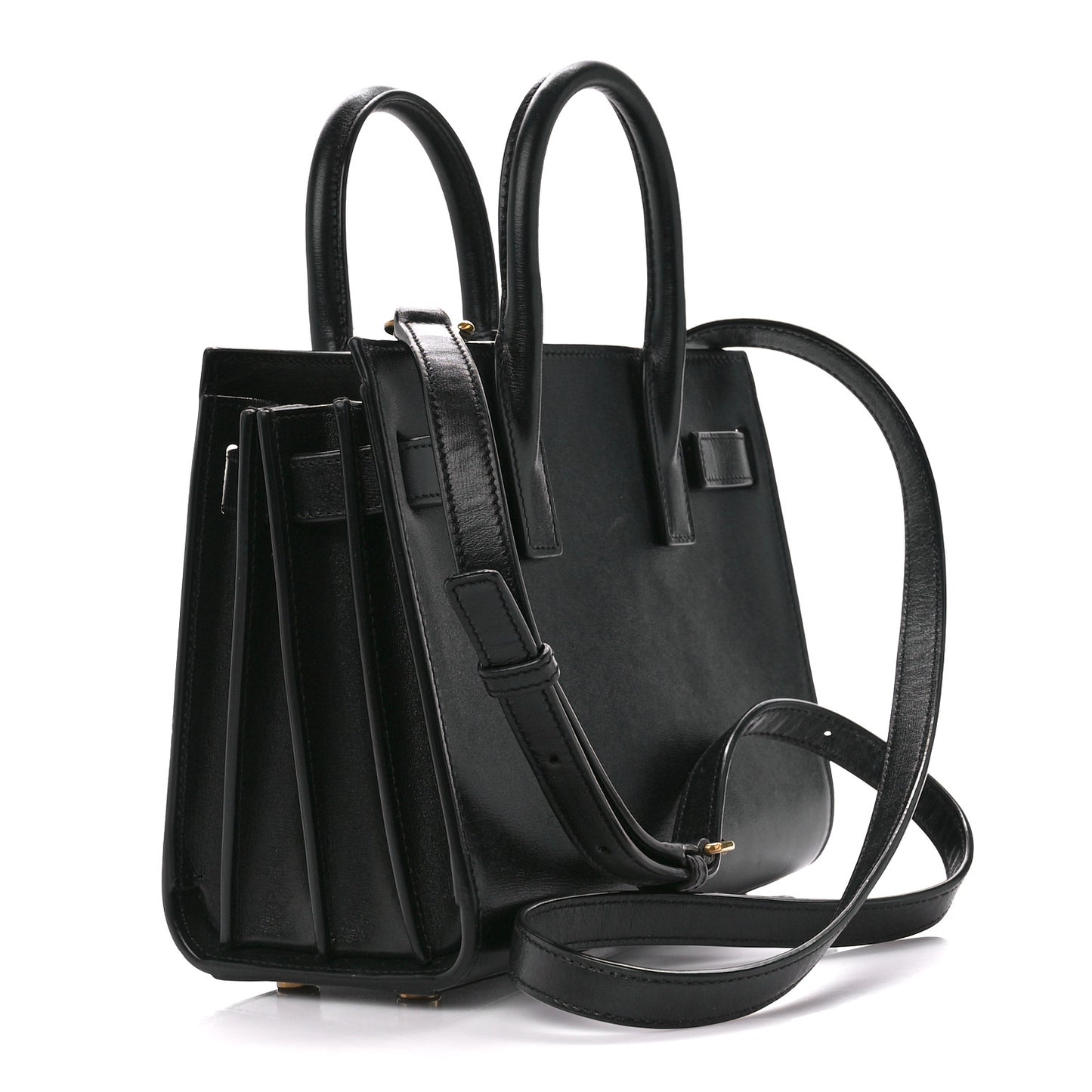 Calfskin Nano Sac De Jour Black