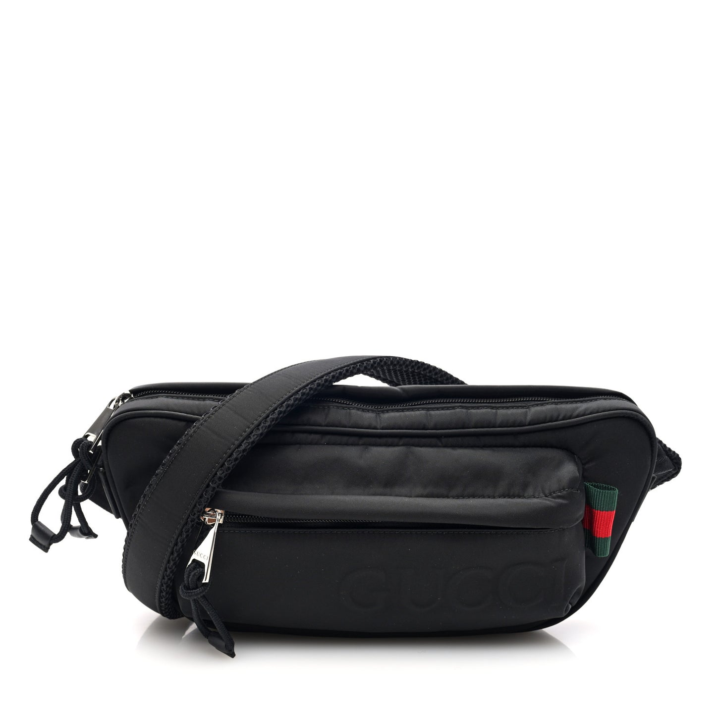 Nylon Large Nexus Sling Bag Black