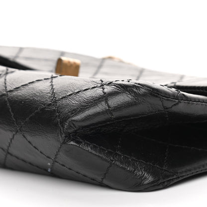 Chanel Aged Calfskin Quilted 2.55 Reissue Mini Flap Black 9 of 10