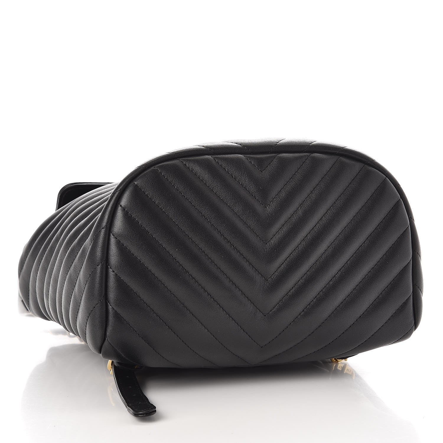 Chanel Calfskin Chevron Quilted Small Urban Spirit Backpack Black 4 of 7