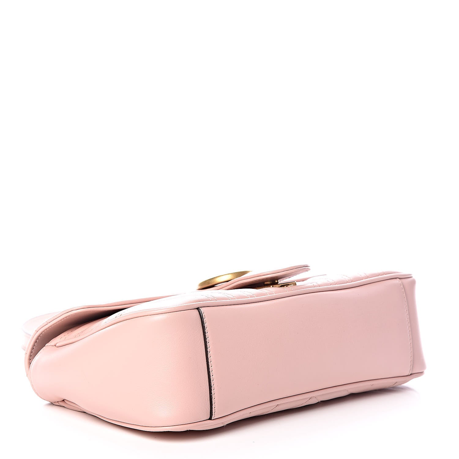 Gucci Calfskin Matelasse Small GG Marmont Shoulder Bag Perfect Pink 4 of 9