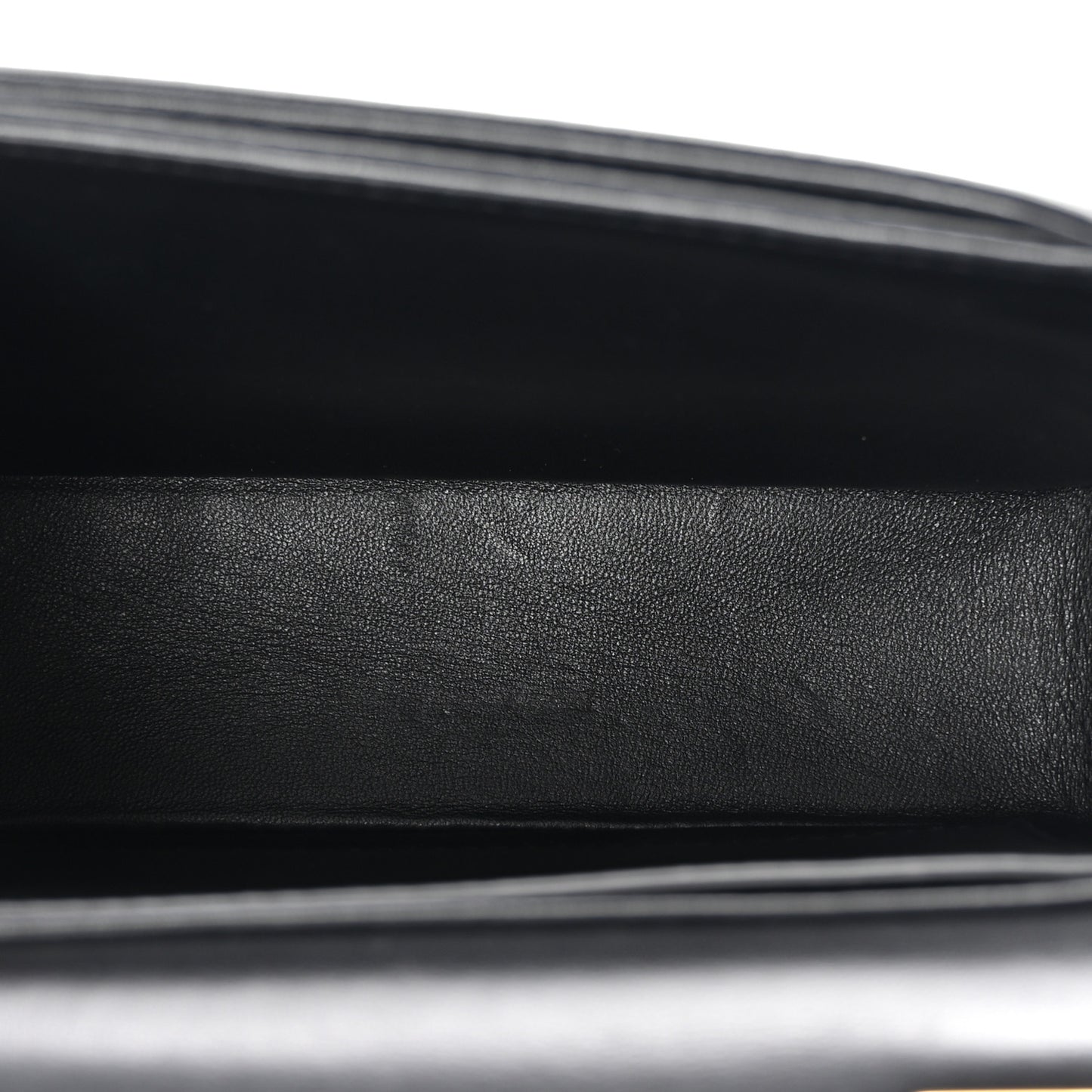Nappa One Stud Chain Clutch Black
