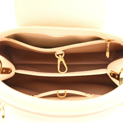 Louis Vuitton Taurillon Gradient Capucines PM Cloudy Creme 5 of 18