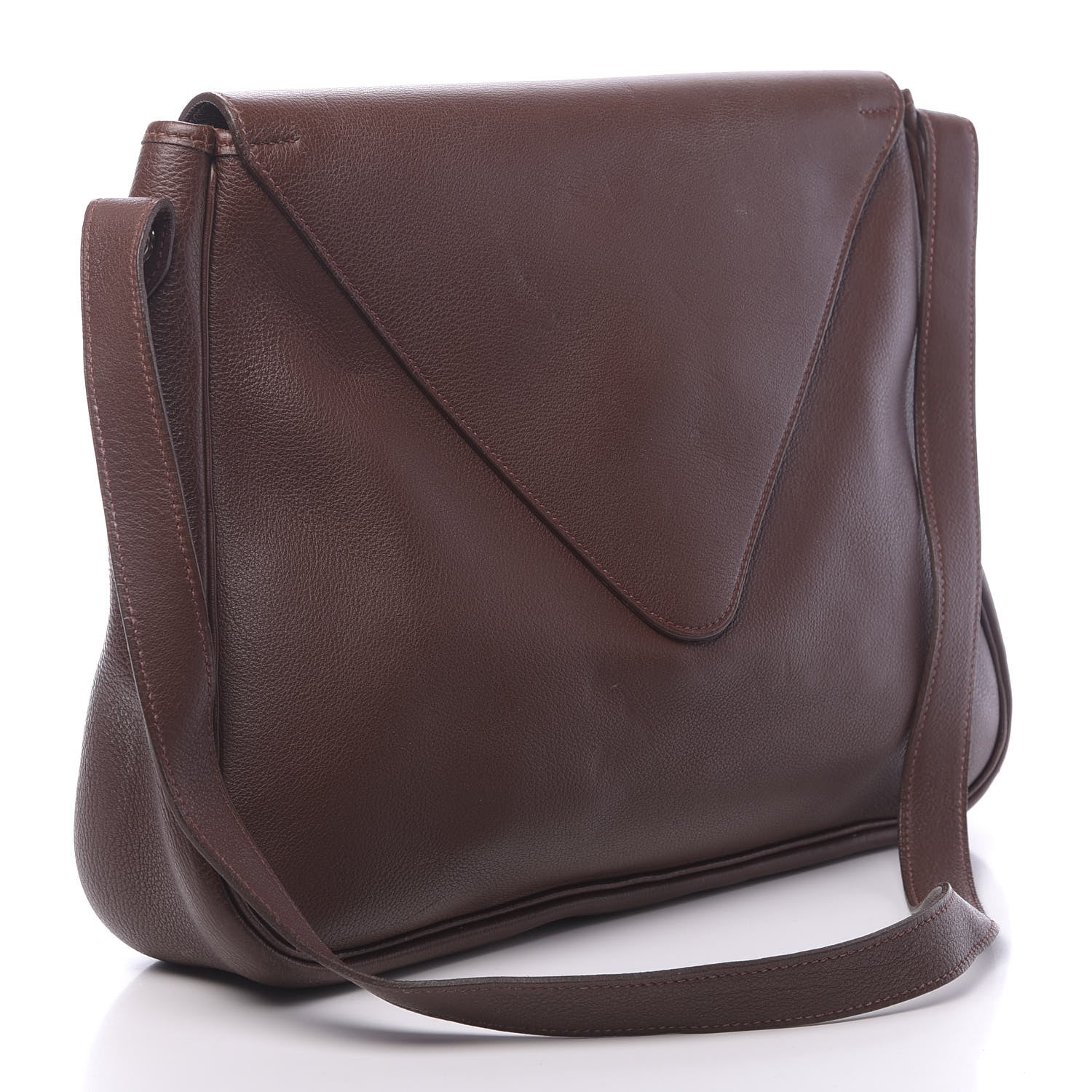 Hermes Taurillon Clemence Christine Havane 3 of 14