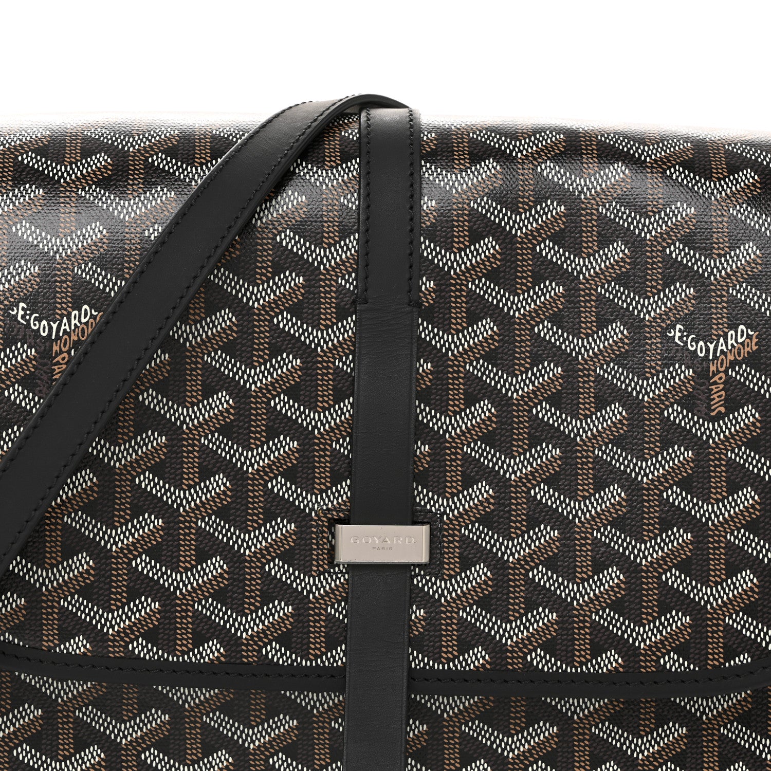 Goyard Goyardine Belvedere II MM Messenger Bag Black 7 of 12