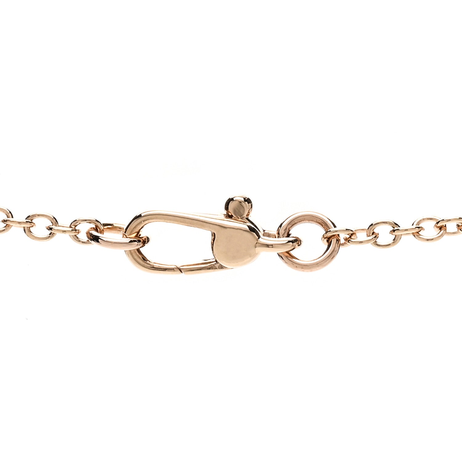 Pomellato 18K Rose Gold Rose Quartz Nudo Classic Pendant Necklace 3 of 6