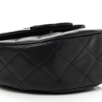 Chanel Caviar Quilted Small Messenger Flap Black 9 of 9