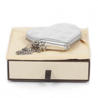 Louis Vuitton Monogram Miroir Heart Coin Purse Silver 11 of 11