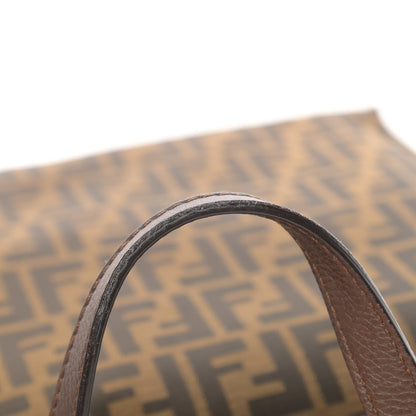 Fendi Zucca Vitello Artic Special Shopping Tote Tobacco Castagna 16 of 16
