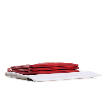 Celine Lambskin Large Trio Crossbody Bag Vermillion 4 of 7