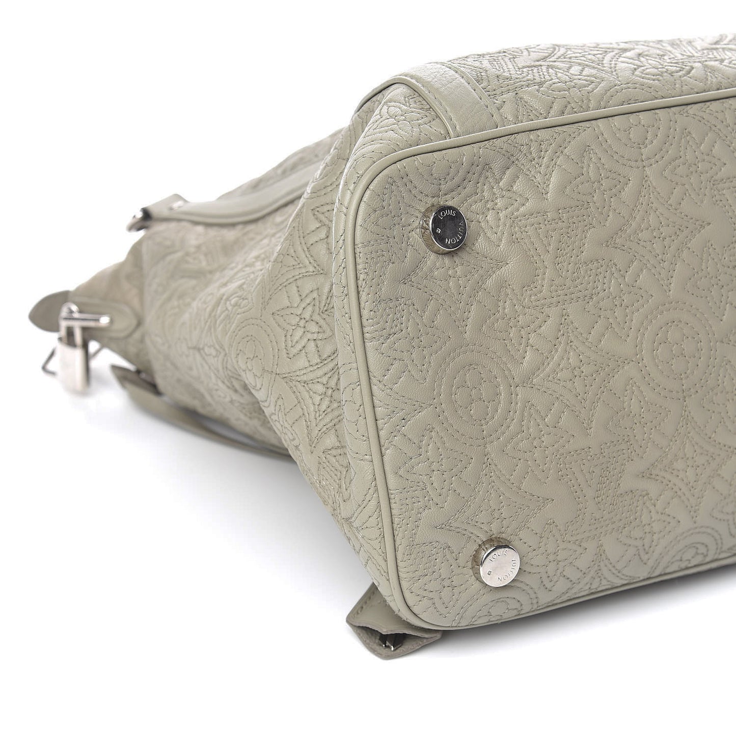 Monogram Lambskin Antheia Ixia MM Grey