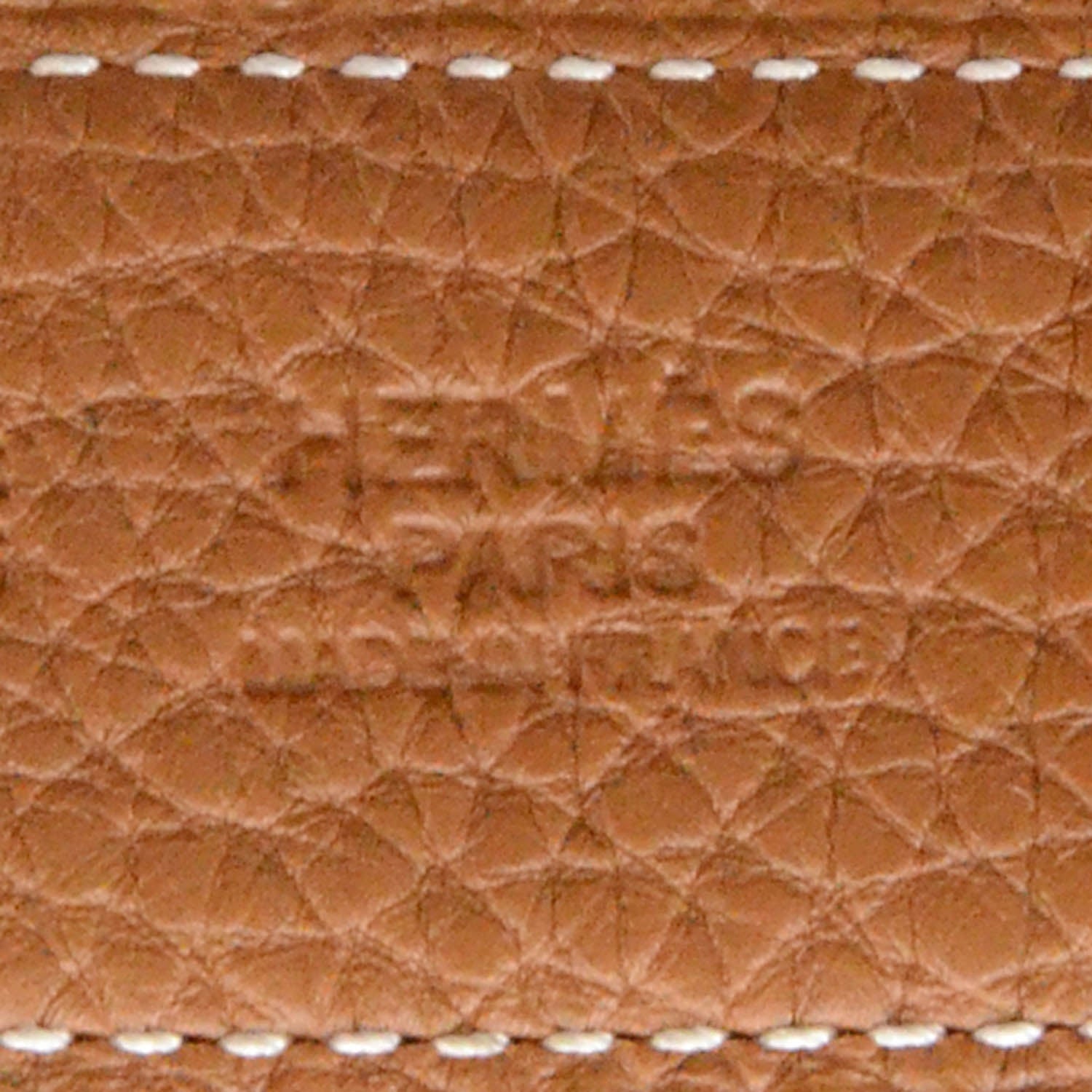 Hermes Box Togo Reversible Belt Strap Noir Gold 80 3 of 4