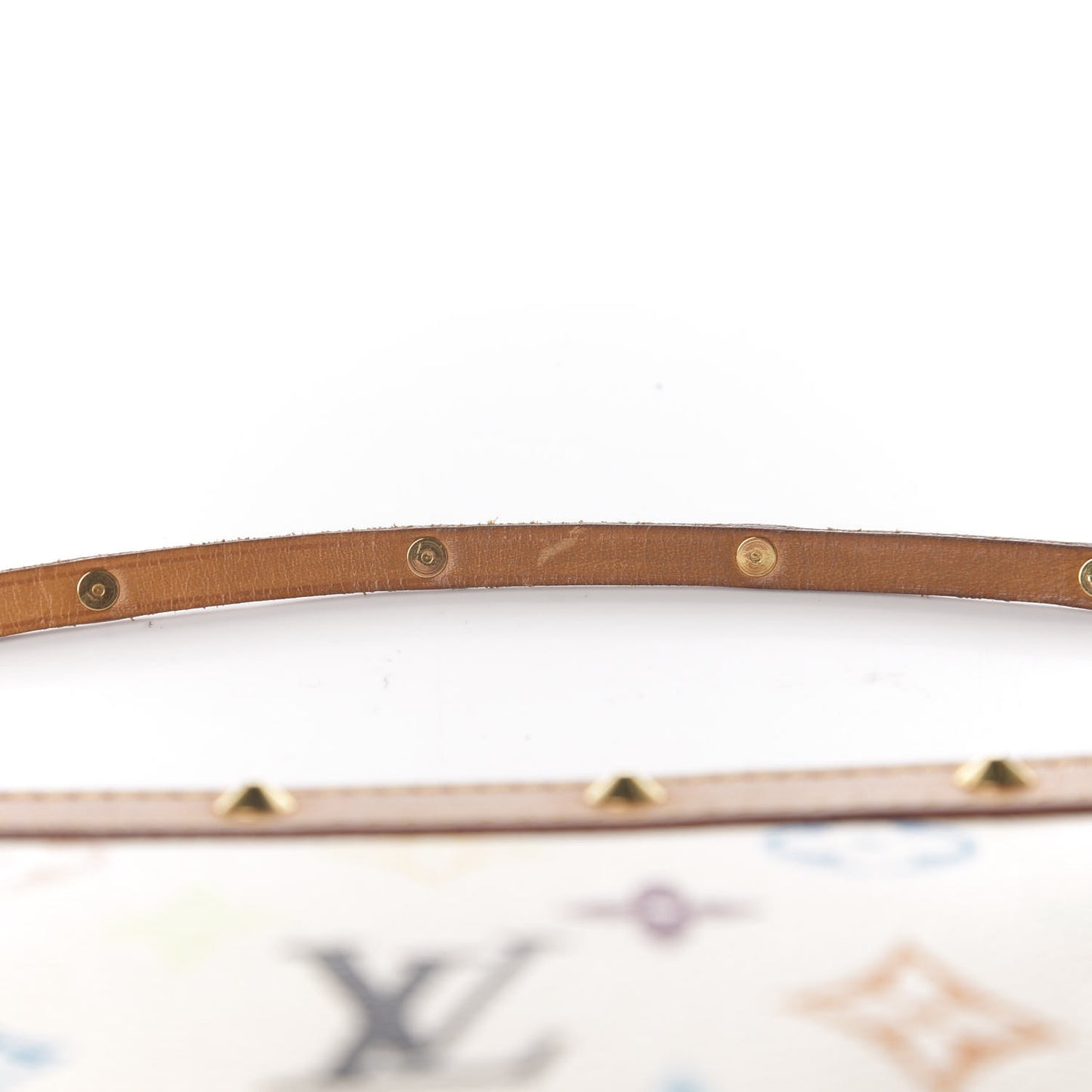 Monogram Multicolor Pochette Accessories White