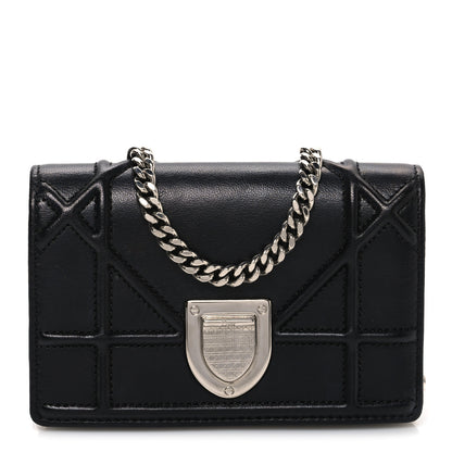 Christian Dior Lambskin Baby Diorama Flap Bag Black 1 of 9