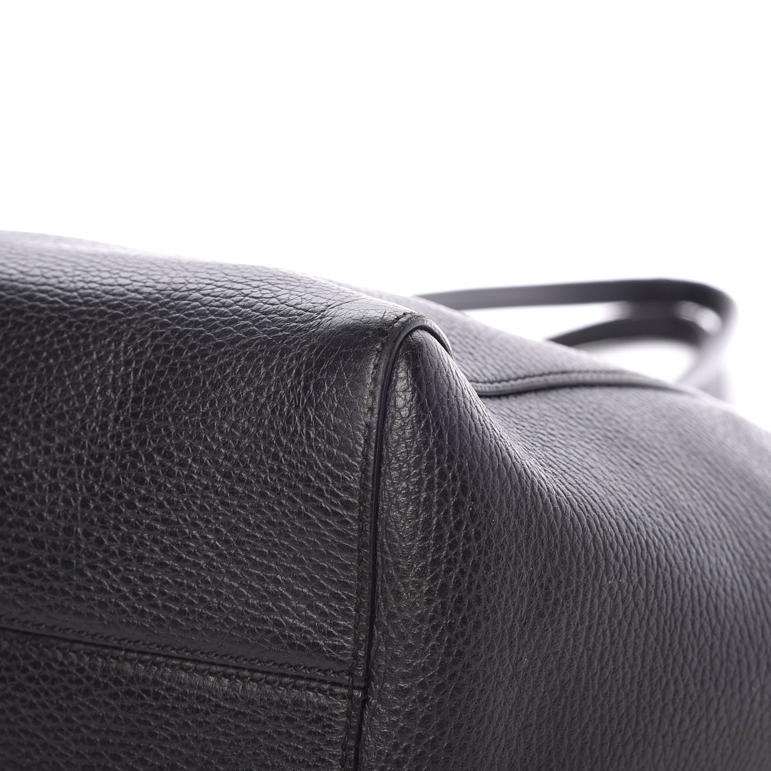 Gucci Pebbled Calfskin Small Swing Tote Black 11 of 14