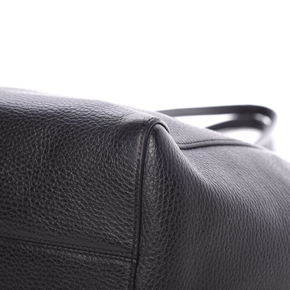 Gucci Pebbled Calfskin Small Swing Tote Black 11 of 14