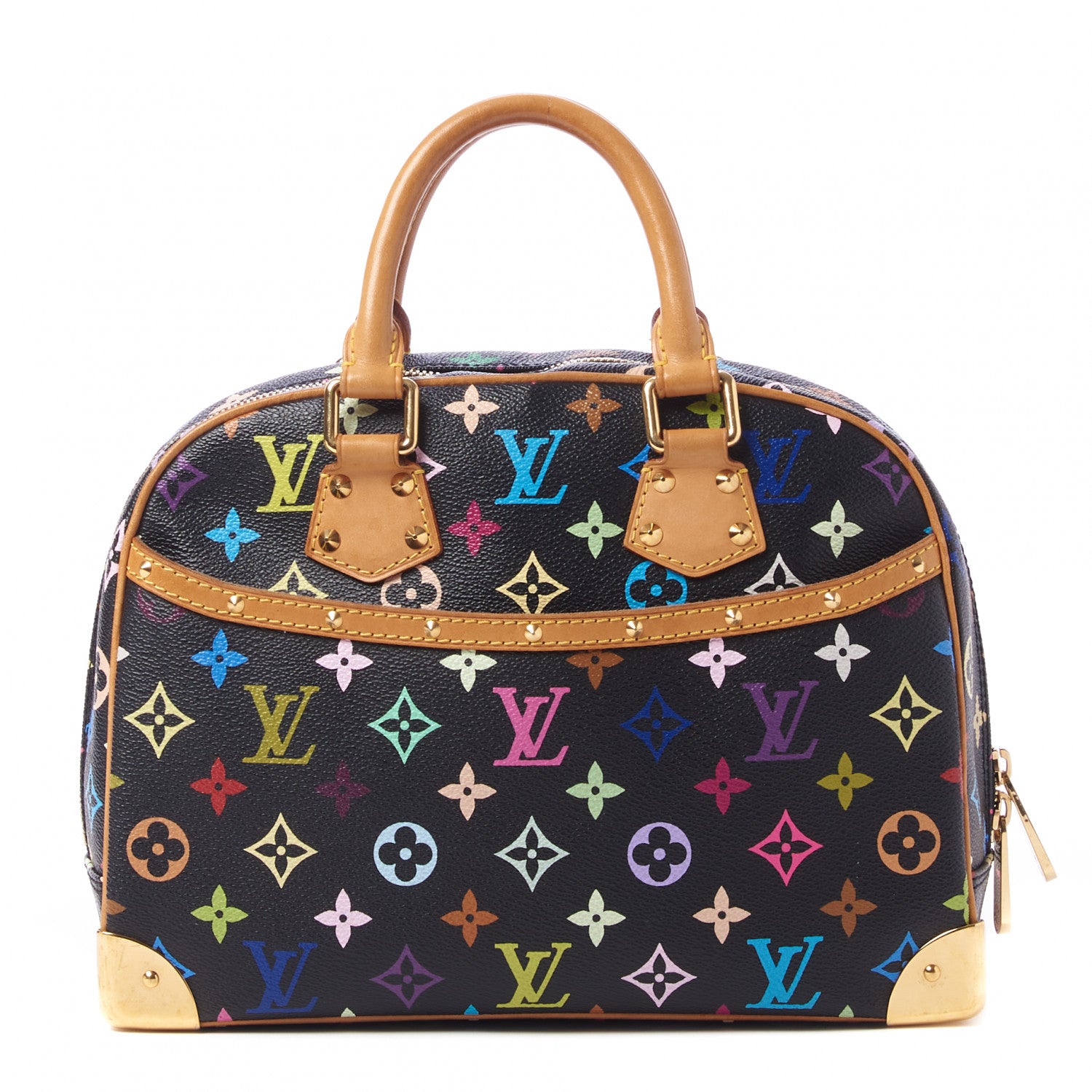 Louis Vuitton Monogram Multicolor Trouville Black 1 of 8
