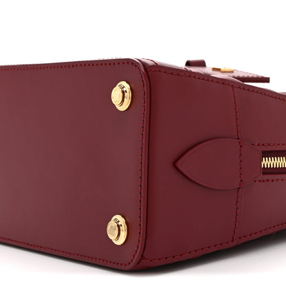 Louis Vuitton Lambskin Malletage Mini Dora Carmine 10 of 10