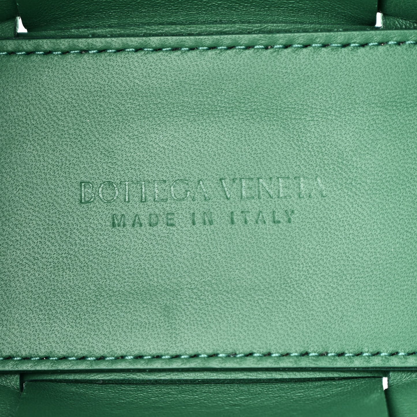 Nappa Maxi Intreccio Mini Arco Tote Green