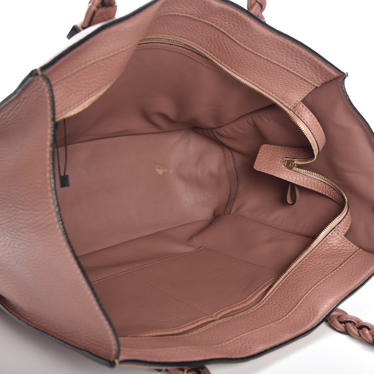 Grained Calfskin To Be Cool Tote Brownish