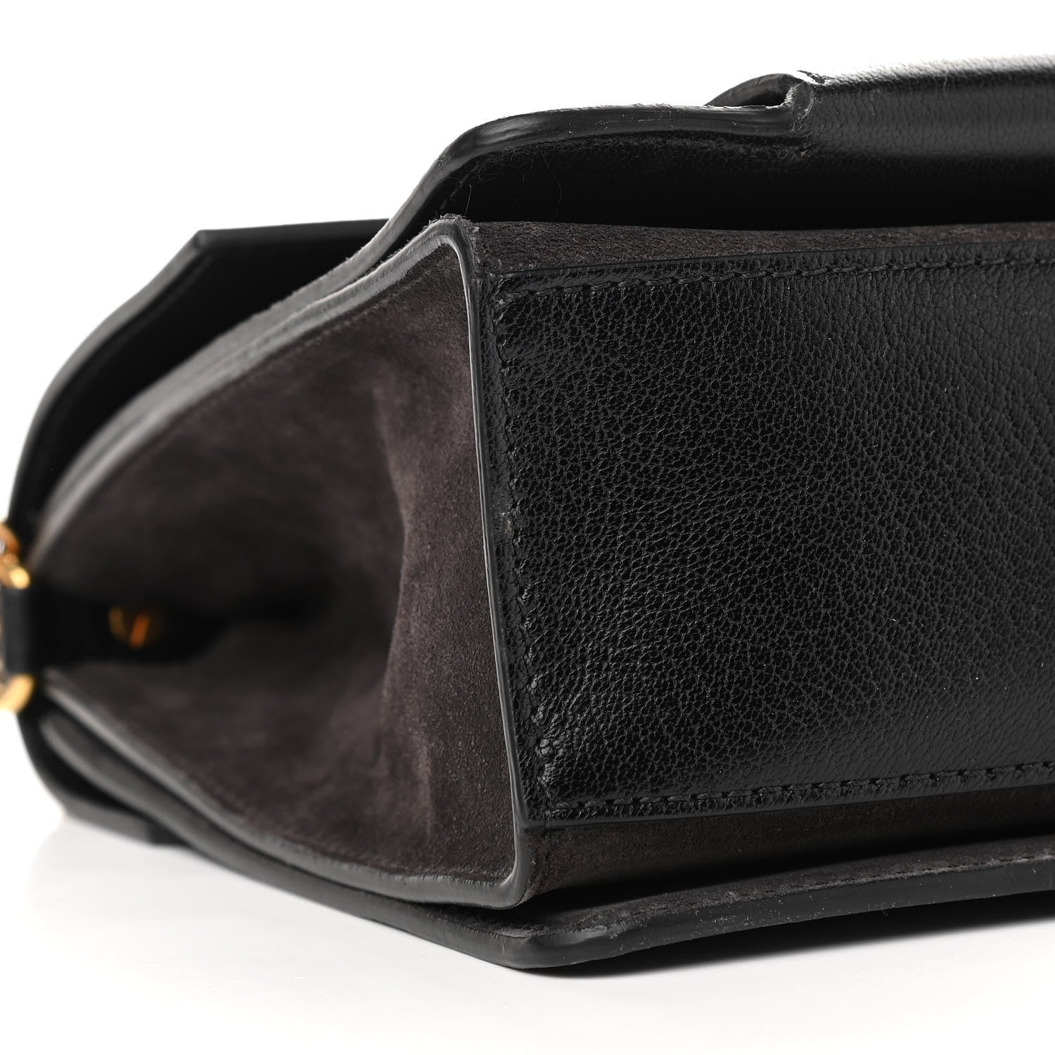 Givenchy Goatskin Suede Medium GV3 Flap Black 8 of 10