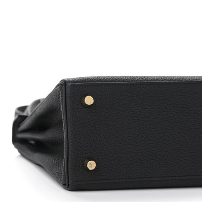 Hermes Togo Lizard Kelly Retourne Touch 25 Black 9 of 12