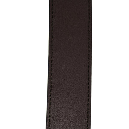 Gucci GG Supreme Monogram Matte Plutone Calfskin Double G 30mm Belt 85 34 Beige Ebony New Acero 7 of 7