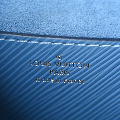 Louis Vuitton Epi Twist Shoulder Bag MM Blue Jean 6 of 9