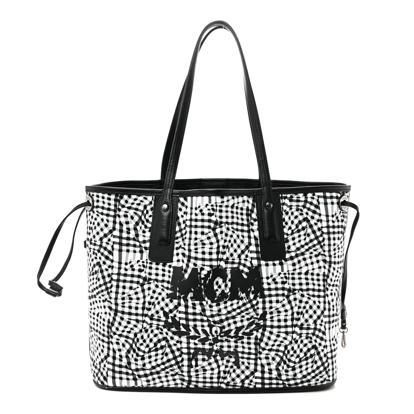 Visetos Medium Liz Reversible Shopper Tote Black